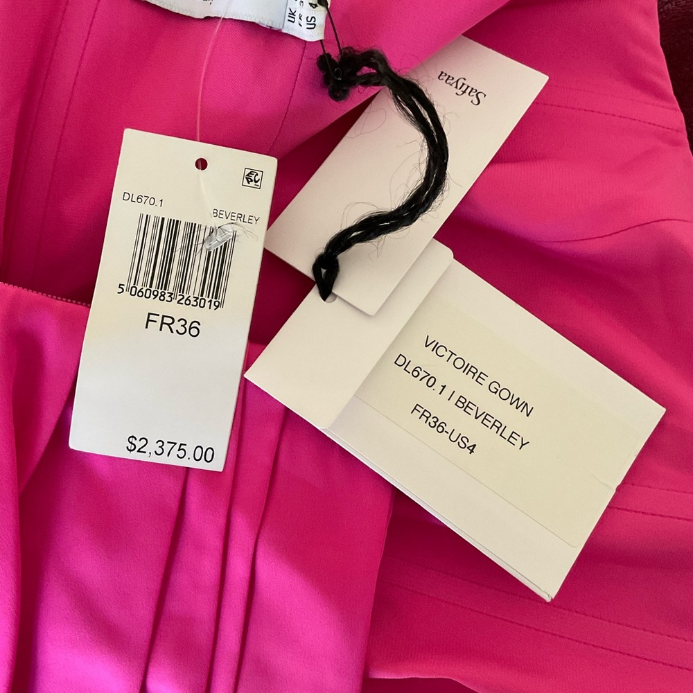 Safiyaa Pink Victoire Beverley Long Dress - Picture 7 of 10